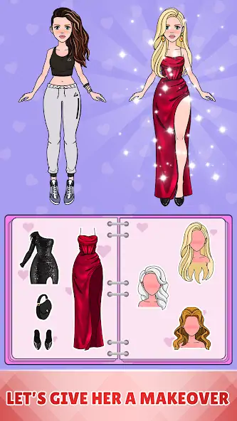 Скачать Sweet Paper Doll: Dress Up DIY [MOD Много монет] на Андроид