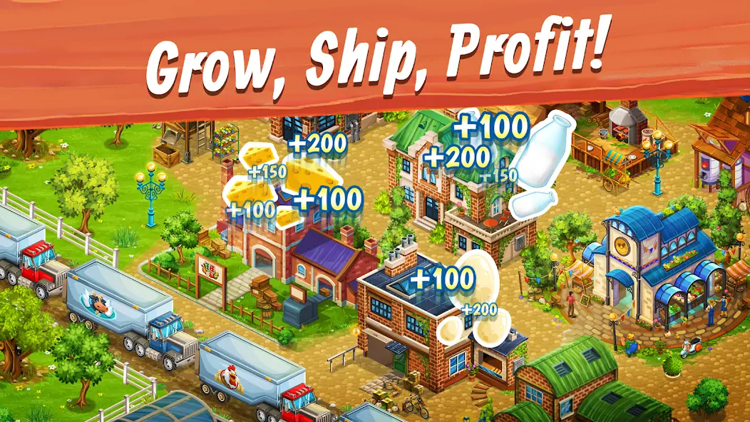 Скачать Big Farm: Mobile Harvest [MOD Бесконечные монеты] на Андроид