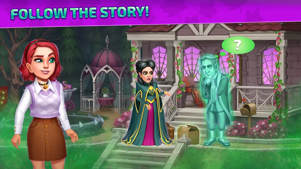 Скачать Halloween Merge: House Design [MOD Бесконечные деньги] на Андроид
