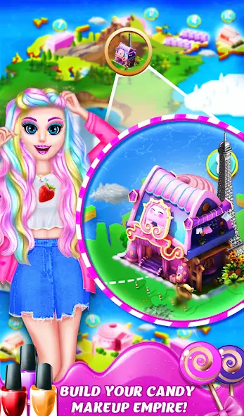 Скачать DIY makeup: игры для девочек [MOD Много монет] на Андроид