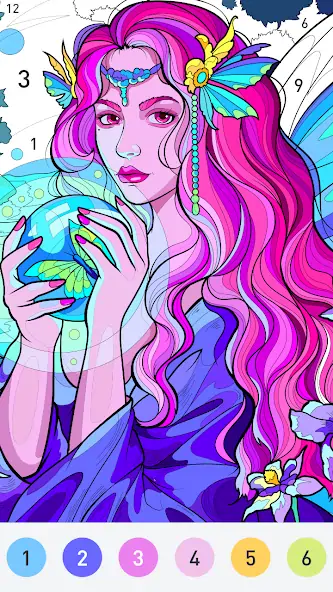 Скачать Color Day - Paint by number [MOD Бесконечные деньги] на Андроид