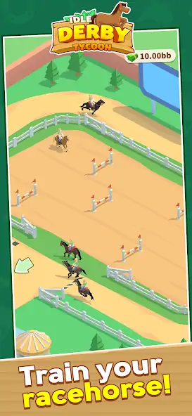 Скачать Idle Derby Tycoon [MOD Много денег] на Андроид