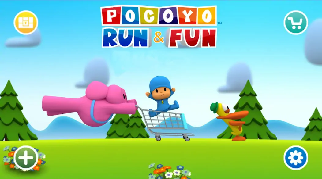 Скачать Pocoyo Run & Fun [MOD Много монет] на Андроид