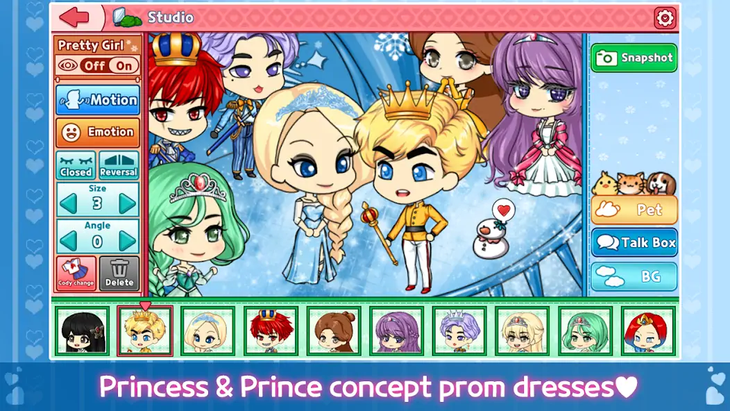 Скачать My Prettygirl Story : Dress Up [MOD Бесконечные деньги] на Андроид