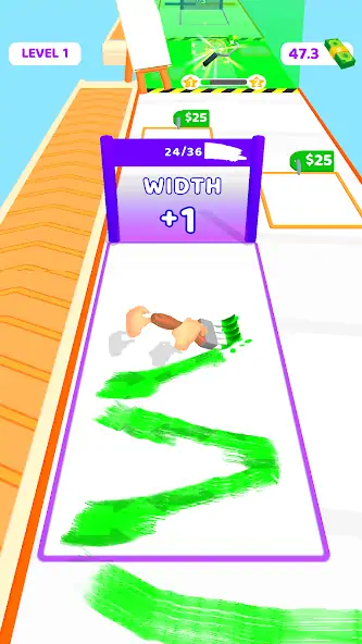 Скачать Paint Brush Run [MOD Бесконечные монеты] на Андроид