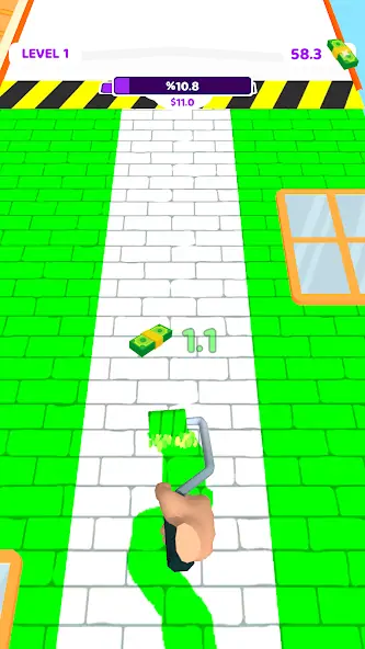 Скачать Paint Brush Run [MOD Бесконечные монеты] на Андроид