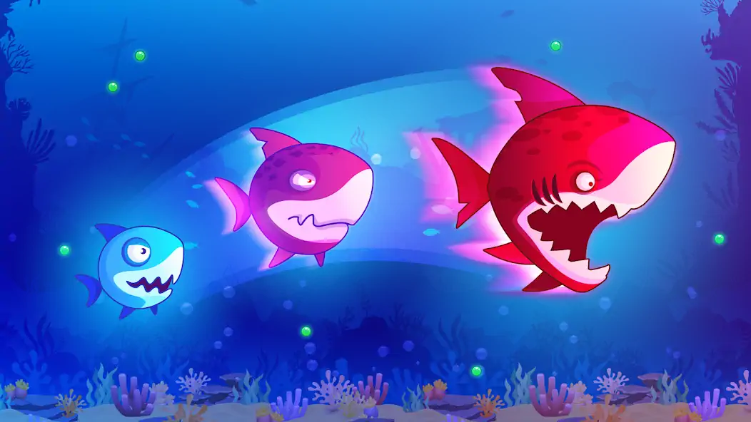 Скачать Eat Fish.IO : Fishbowl Battle [MOD Много монет] на Андроид