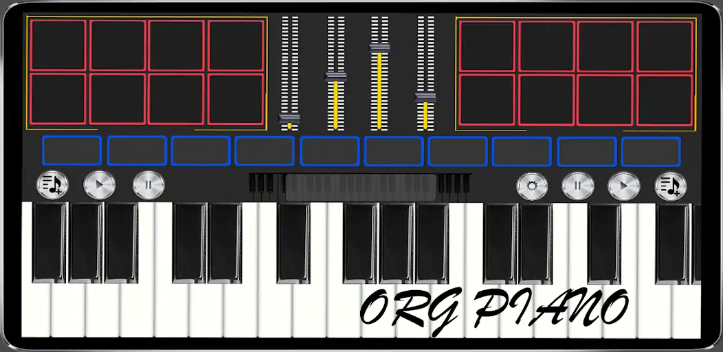 Скачать Org Piano:Real Piano Keyboard [MOD Много монет] на Андроид