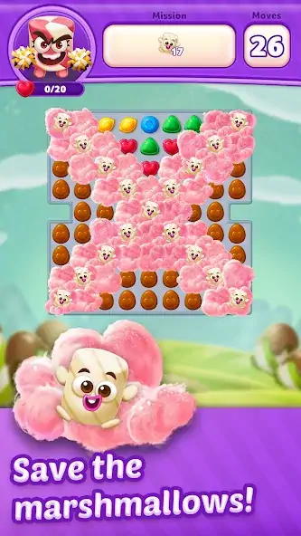 Скачать Lollipop Sweet Heroes Match3 [MOD Бесконечные монеты] на Андроид