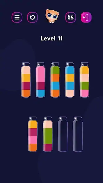 Скачать Бутылочки и Пробирки:Get Color [MOD Бесконечные деньги] на Андроид