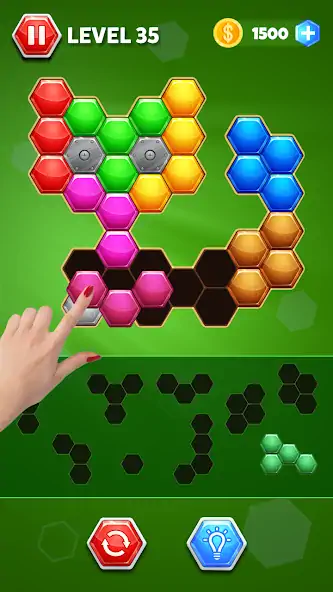 Скачать Hexa Block Merge - Hexa Puzzle [MOD Бесконечные монеты] на Андроид