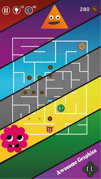 Скачать Maze Legend : A Cute Maze Game [MOD Бесконечные деньги] на Андроид