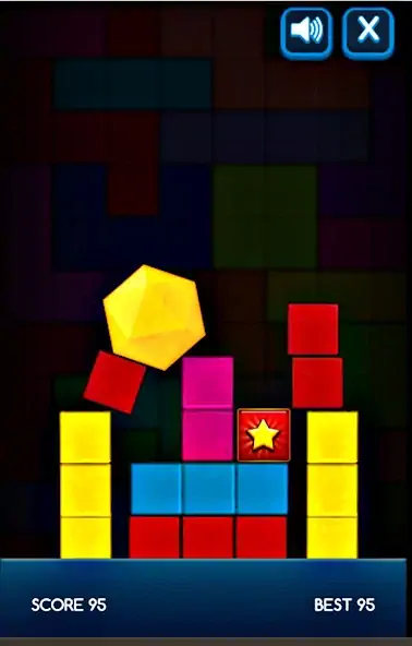 Скачать Hexagon Fall [MOD Много монет] на Андроид