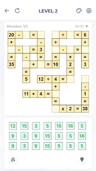Скачать Math Puzzle Games - Crossmath [MOD Бесконечные деньги] на Андроид
