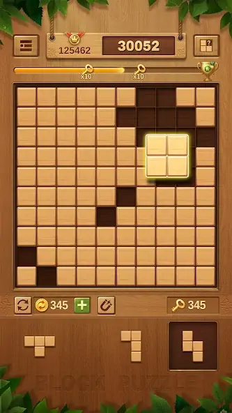 Скачать Wood Block Puzzle блочная игра [MOD Бесконечные деньги] на Андроид