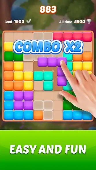 Скачать Block Puzzle Game [MOD Бесконечные монеты] на Андроид