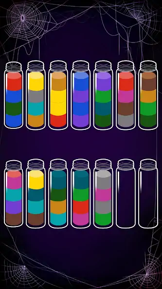 Скачать Soda Sort: Water Color Puzzle [MOD Бесконечные монеты] на Андроид