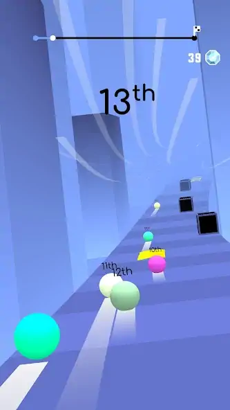 Скачать Игра "Гонка мячей-3D [MOD Бесконечные монеты] на Андроид