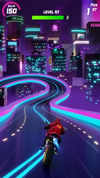 Скачать Bike Game 3D: Racing Game [MOD Бесконечные монеты] на Андроид