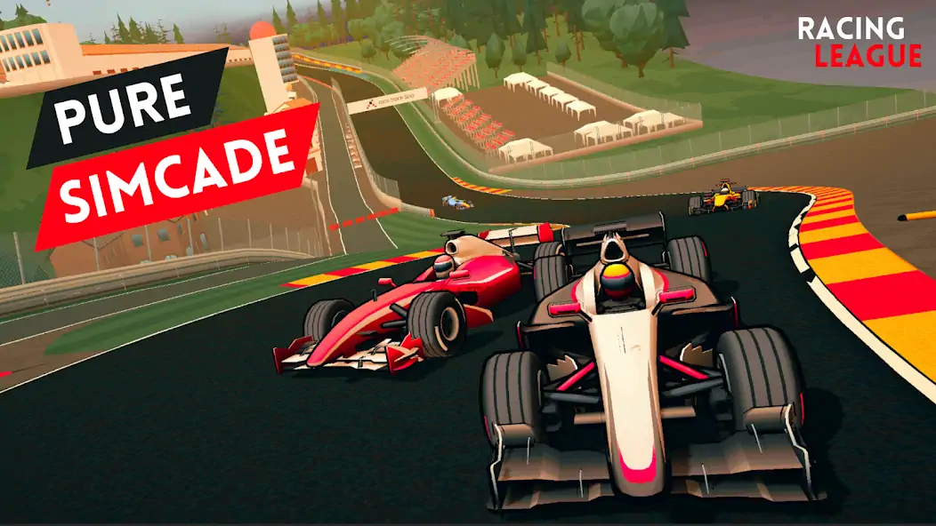 Скачать Racing League: 3D Race Offline [MOD Бесконечные монеты] на Андроид