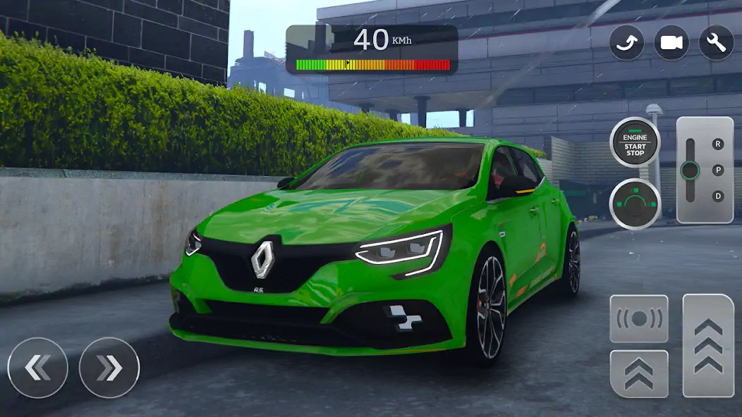 Скачать Renault Megane RS Simulator [MOD Бесконечные деньги] на Андроид