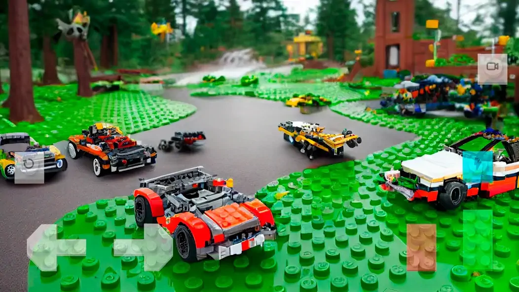 Скачать Block Car Wars Brick Car Crash [MOD Много денег] на Андроид