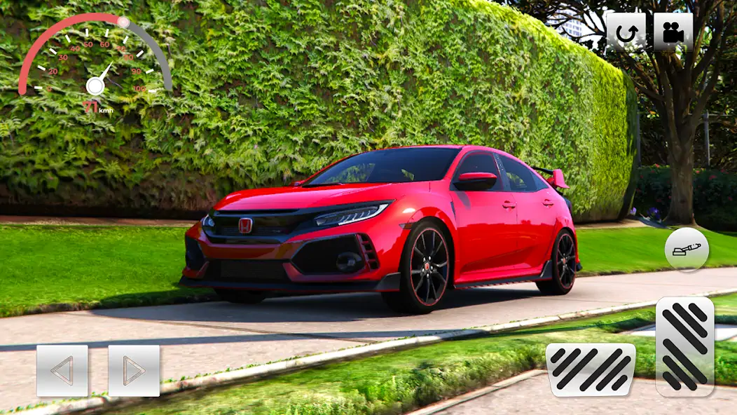 Скачать Civic Simulator: Honda Type R [MOD Бесконечные деньги] на Андроид