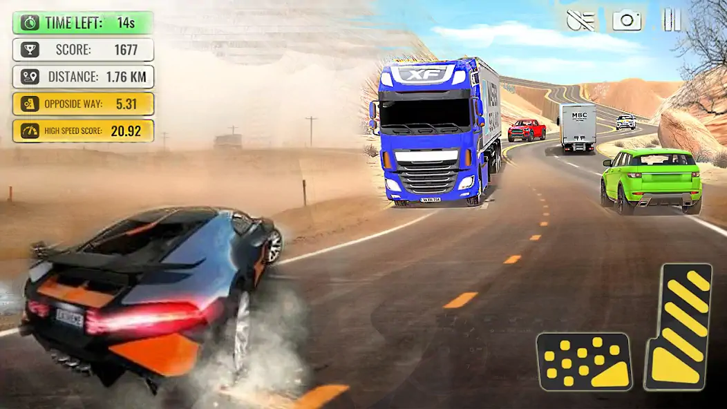 Скачать Traffic Racer Traffic Games [MOD Много монет] на Андроид