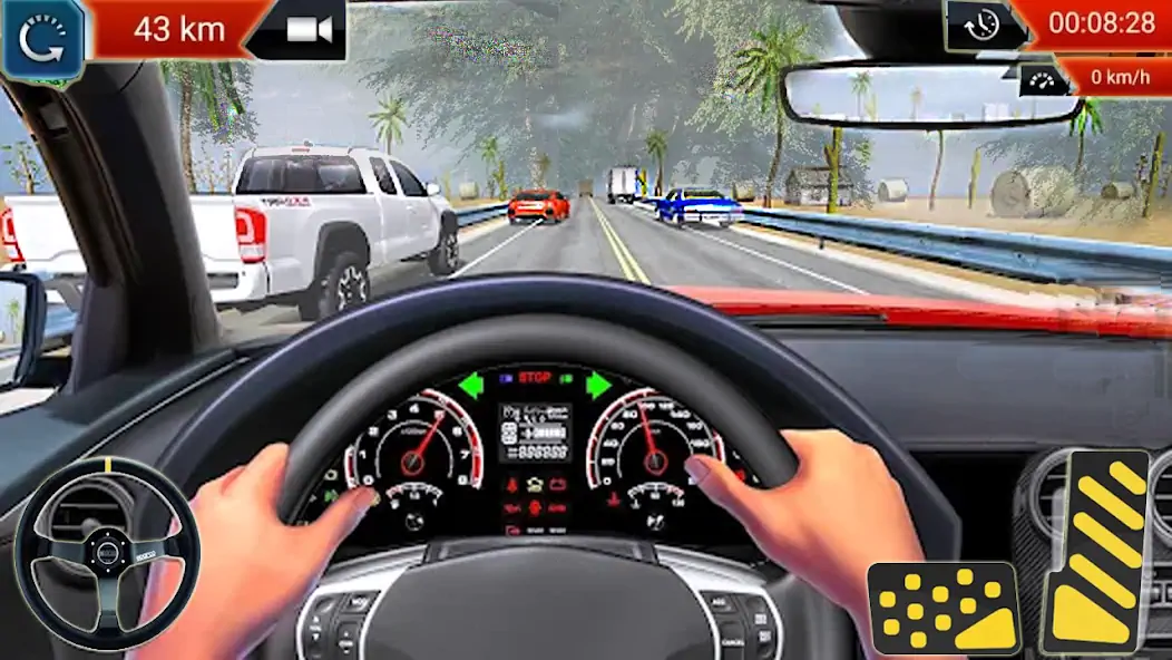 Скачать Traffic Racer Traffic Games [MOD Много монет] на Андроид