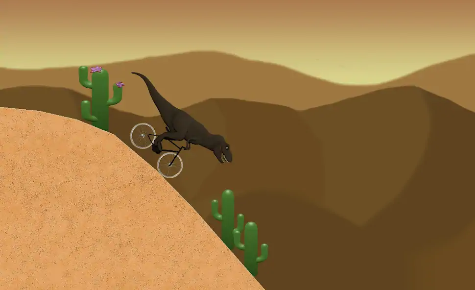 Скачать Jurassic Doom Cycling Extreme [MOD Много монет] на Андроид