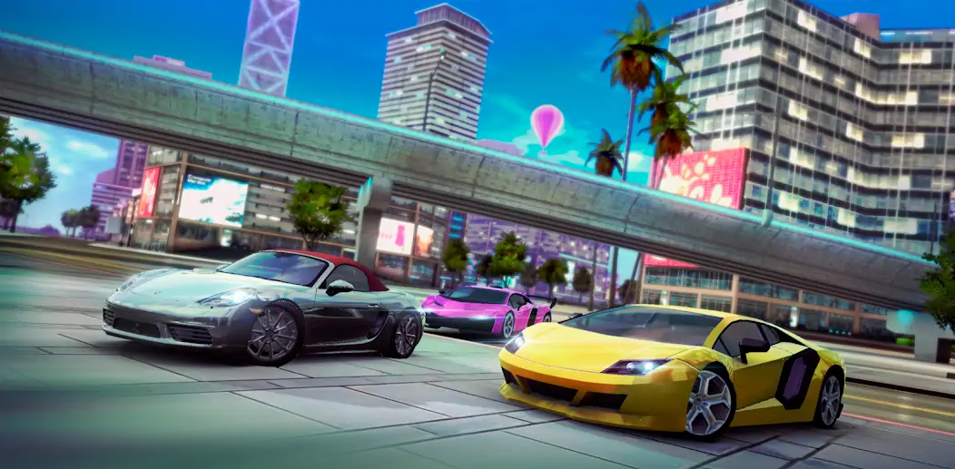 Скачать XCars Street Driving [MOD Много денег] на Андроид