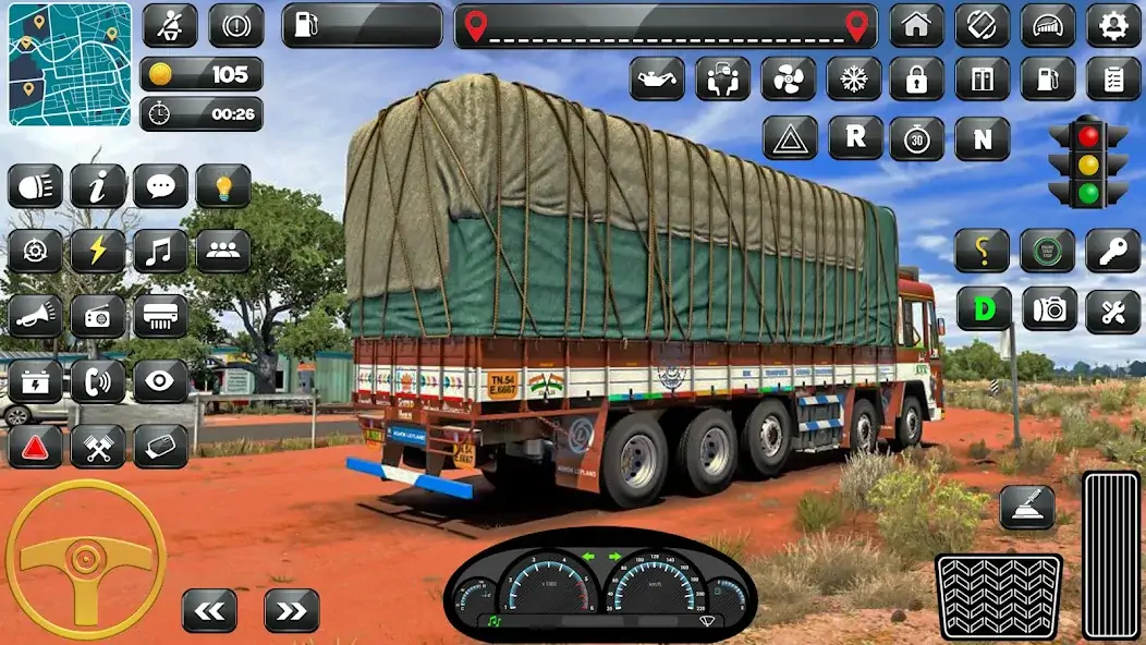 Скачать Внедорожные грузовые игры 3d [MOD Бесконечные деньги] на Андроид