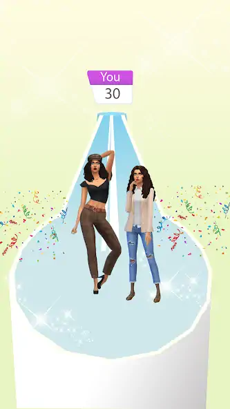 Скачать Модная битва -игры для девочек [MOD Много монет] на Андроид