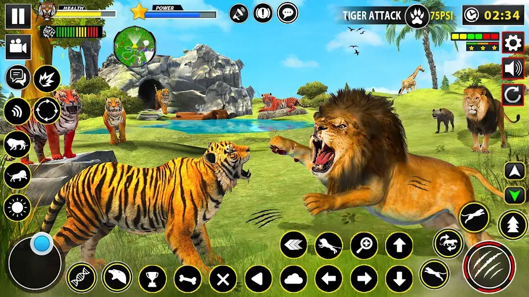Скачать Tiger Simulator Lion games 3D [MOD Бесконечные деньги] на Андроид