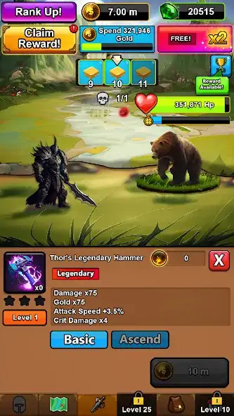 Скачать Idle RPG Heroes AFK [MOD Много монет] на Андроид