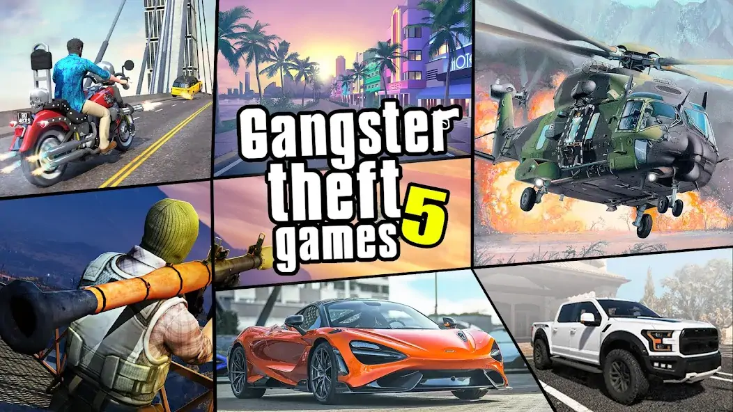Скачать Gangster Vegas: Crime City War [MOD Много денег] на Андроид