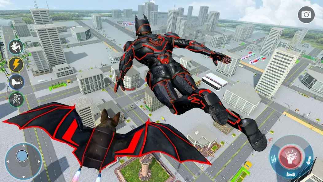 Скачать Flying Bat Robot Car Transform [MOD Много денег] на Андроид