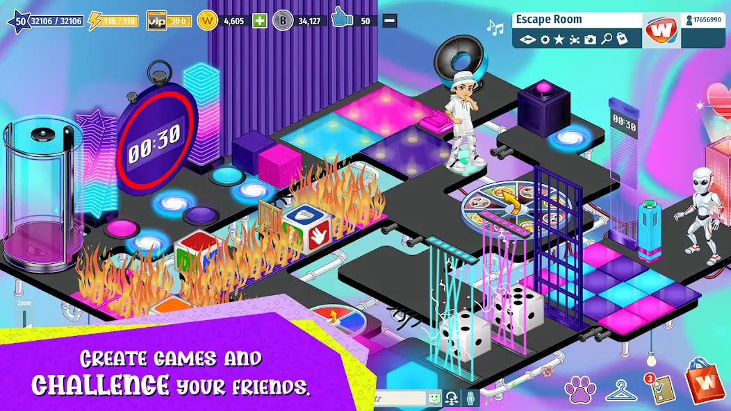 Скачать Woozworld - Virtual World [MOD Бесконечные деньги] на Андроид