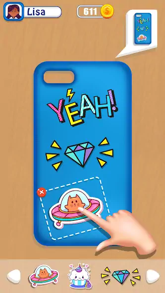 Скачать Чехлы для телефона DIY Игры [MOD Много монет] на Андроид