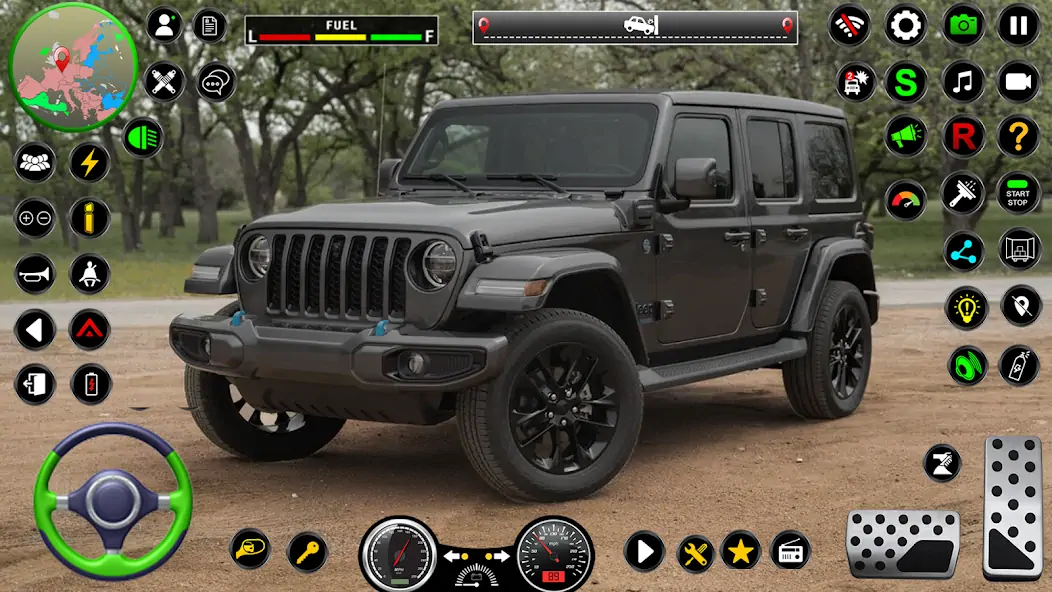 Скачать Jeep Driving Simulator offRoad [MOD Много монет] на Андроид