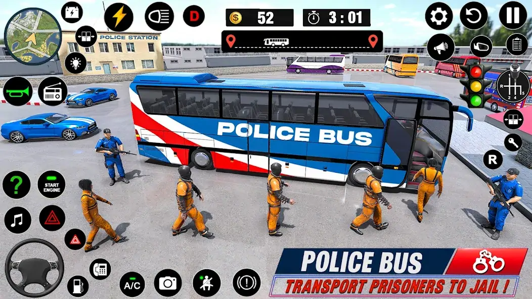 Скачать Полицейский автобус [MOD Бесконечные монеты] на Андроид