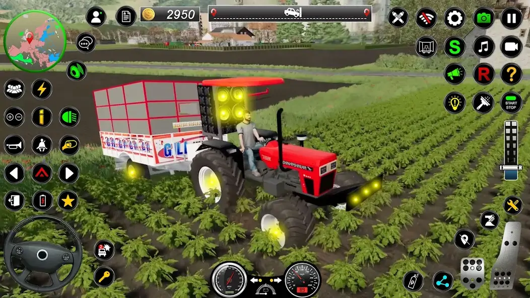 Скачать Farmer Tractor 3D Farmer Games [MOD Много денег] на Андроид