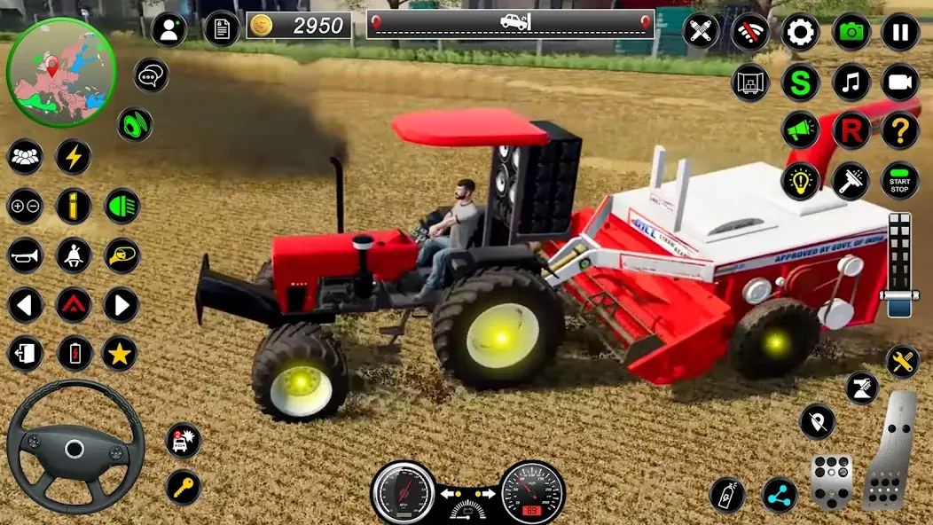 Скачать Farmer Tractor 3D Farmer Games [MOD Много денег] на Андроид