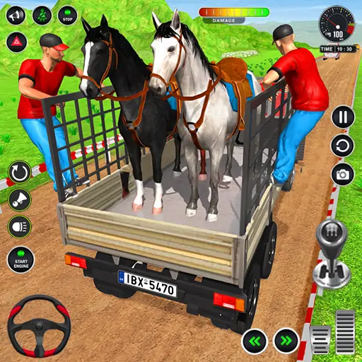 Скачать Animals Transport Truck Game [MOD Много монет] на Андроид