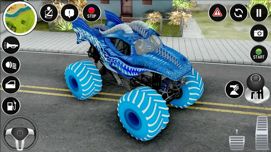 Скачать 4x4 Monster Truck Stunt Games [MOD Бесконечные монеты] на Андроид