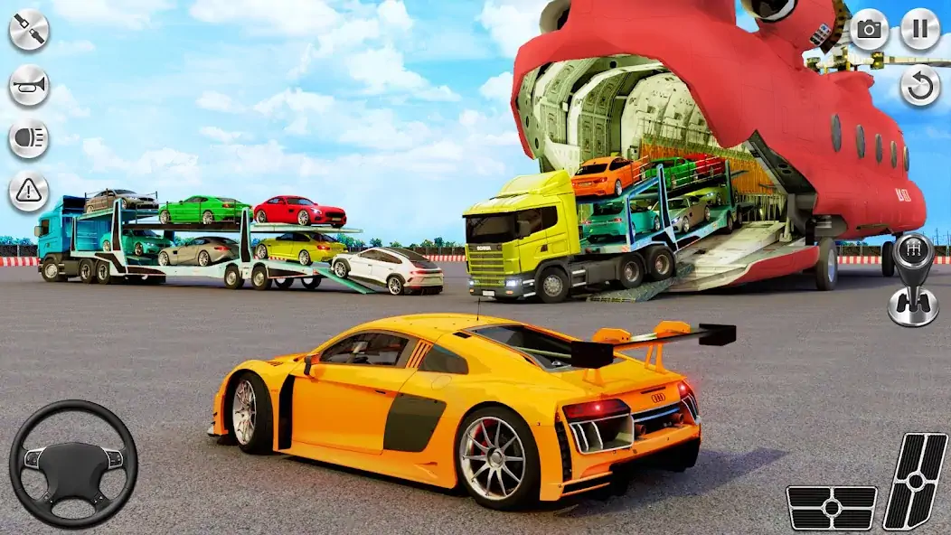 Скачать Car Transport Truck Games Sim [MOD Бесконечные монеты] на Андроид