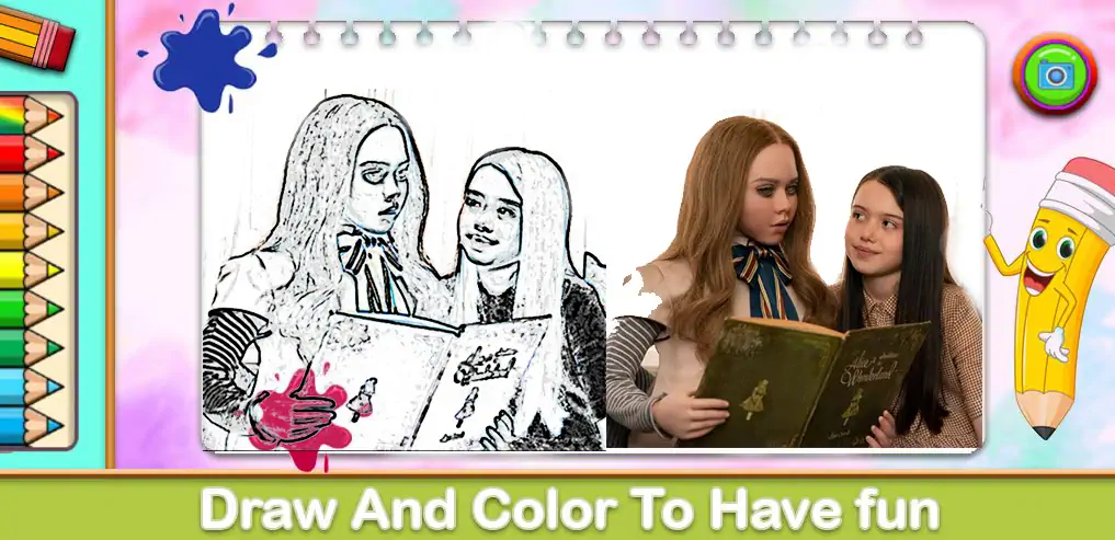 Скачать Megan Coloring Game [MOD Бесконечные монеты] на Андроид