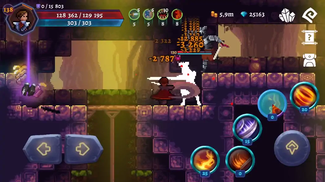 Скачать Darkrise - Pixel Action RPG [MOD Много денег] на Андроид