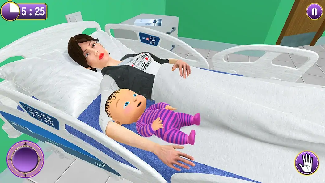 Скачать Pregnant Mother Game Simulator [MOD Много денег] на Андроид