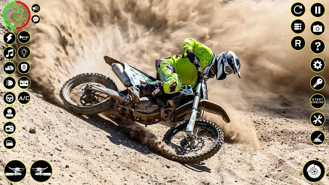 Скачать Гонки на мотоциклах по грязи [MOD Много денег] на Андроид